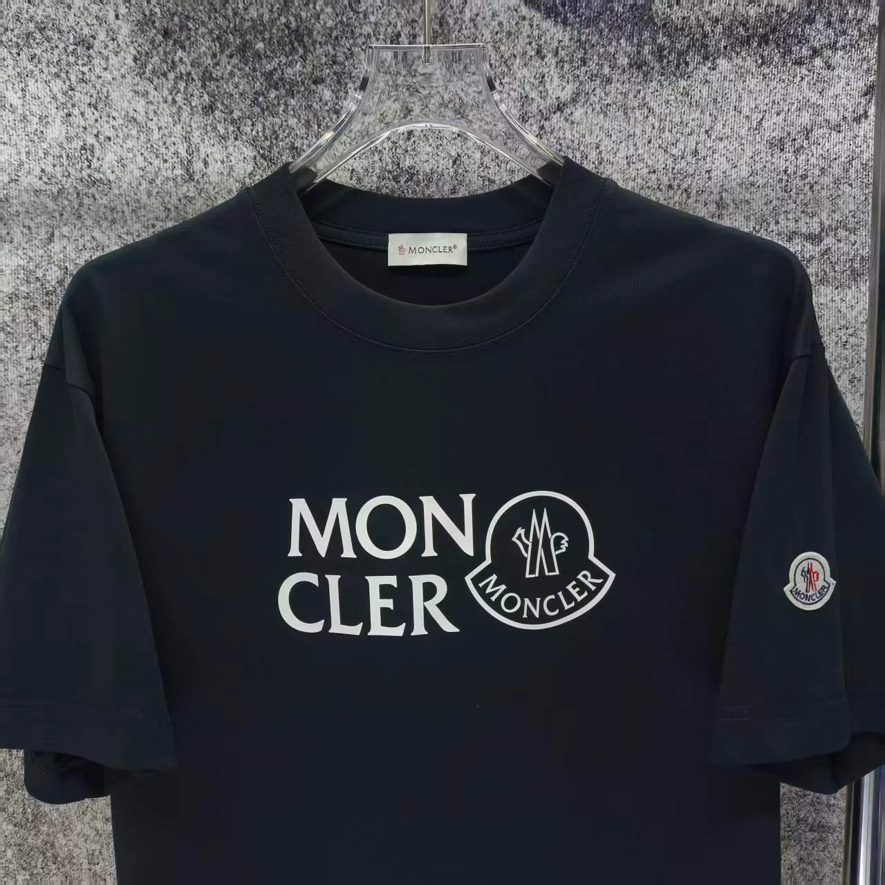 MONCLE* 2026 New Arrival logo t Same Style Size S M L XL XXL Black White Royal Blue